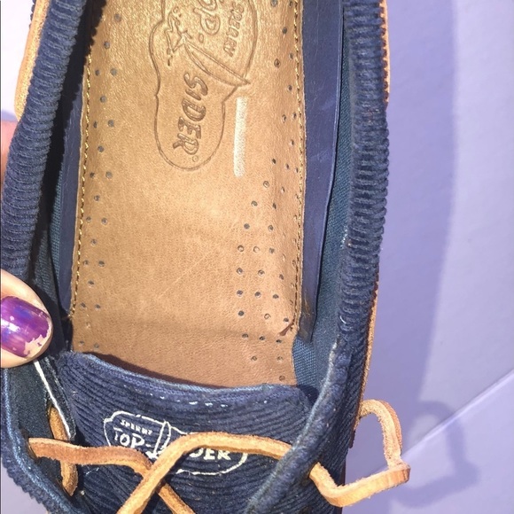 Sperry navy blue classic top sider shoes